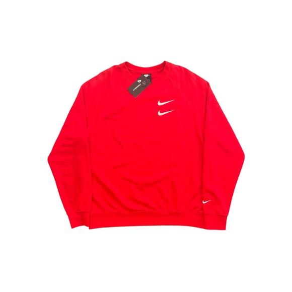 Nike Red Double Swoosh Goddess Of Victory Sweatshirt Mens Size Large NWT - Picture 1 of 8